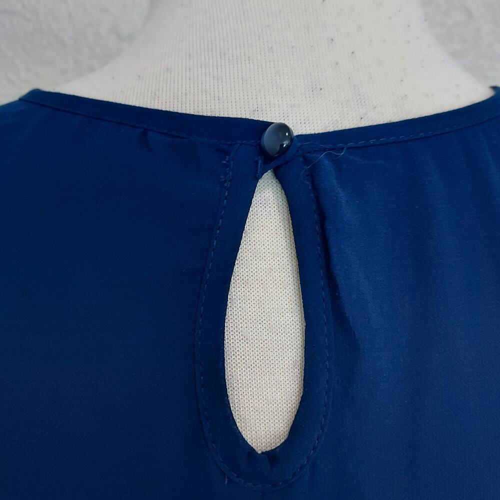 As U Wish Royal Blue Shift Dress Size Small - Picture 10 of 13